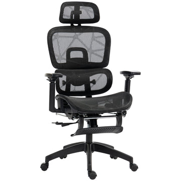 Multi-Adjustable Mesh Office Chair - Black