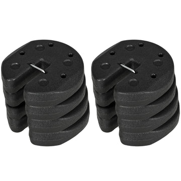 Gazebo Weights Set of 8, 24KG Weights for Gazebo Legs with Reinforce Pins and Carry Belt, for Gazebos Shelters Marquees Tents
