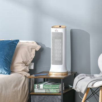 2000W Electric Heater, PTC Ceramic Portable Fan Heater with Overheating & Tip-Over Protection, 45° Oscillating Energy Efficient Electric Heater for Home, Office, Study, Bedroom