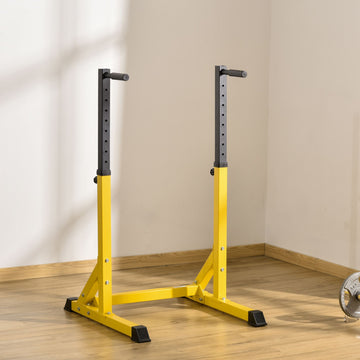 83.5L x 71.5W x 126H cm Dip Station Chin Up Parallel Bars Pull Up Power Tower Home Gym Workout Bicep Tricep Fitness Equipment Height Adjustable
