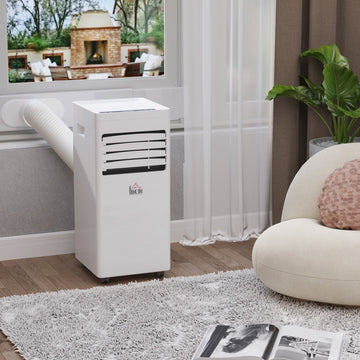 7000 BTU Air Conditioning Unit, 3-in-1 Portable Air Conditioner, Dehumidifier, Cooling Fan with 2 Speeds, 24H Timer, Remote Control, Digital Display, Window Venting Kit, 15m²