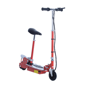 Foldable Electric Scooter for Teens Over 7 years old 12V Battery 120W-Red