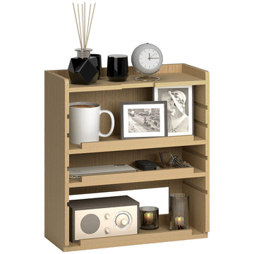 Four-Tier Desktop Organiser - Oak Tone