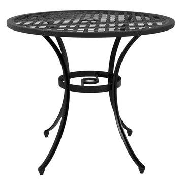 Round Aluminium Table, with ⌀50mm Parasol Hole