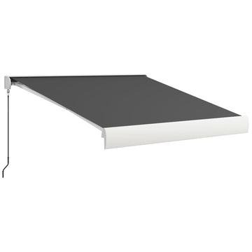 2.5 x 3m Electric Cassette Awning, with Remote - Grey