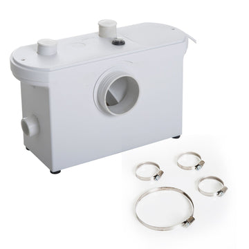 700W Sewerage Pump Macerator Toilet Waste Water Pump Sanitary Sink Basin with 4 Inlets