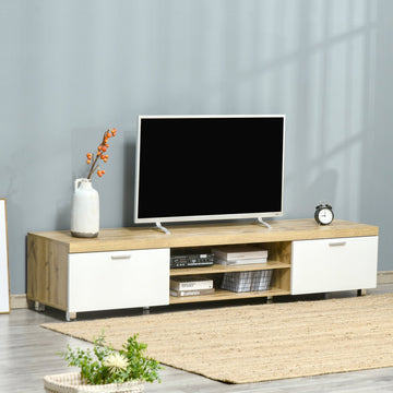 Modern TV unit Cabinet Entertainment Centre for TVs up to 90" w/ Cabinet Shelf for Living room Bedroom