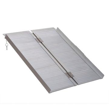 3ft Folding Aluminum Wheelchair Ramp Scooter Portable Mobility Assist Suitcase Access Aid Disabled