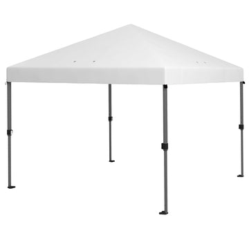 3 x 3m Pop-Up Gazebo, with Accessories - White