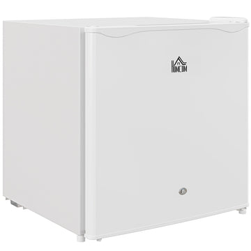 46 Litre Lockable Countertop Fridge - Cream White
