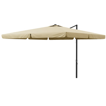 3m Cantilever Parasol, with Four-Position Canopy - Khaki