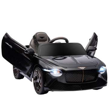 Bentley Bacalar Licensed 12V Kids Electric Car, with Remote Control, Black