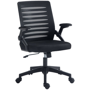44-53.5cm Adjustable Height Work Chair, with Mesh Back - Black