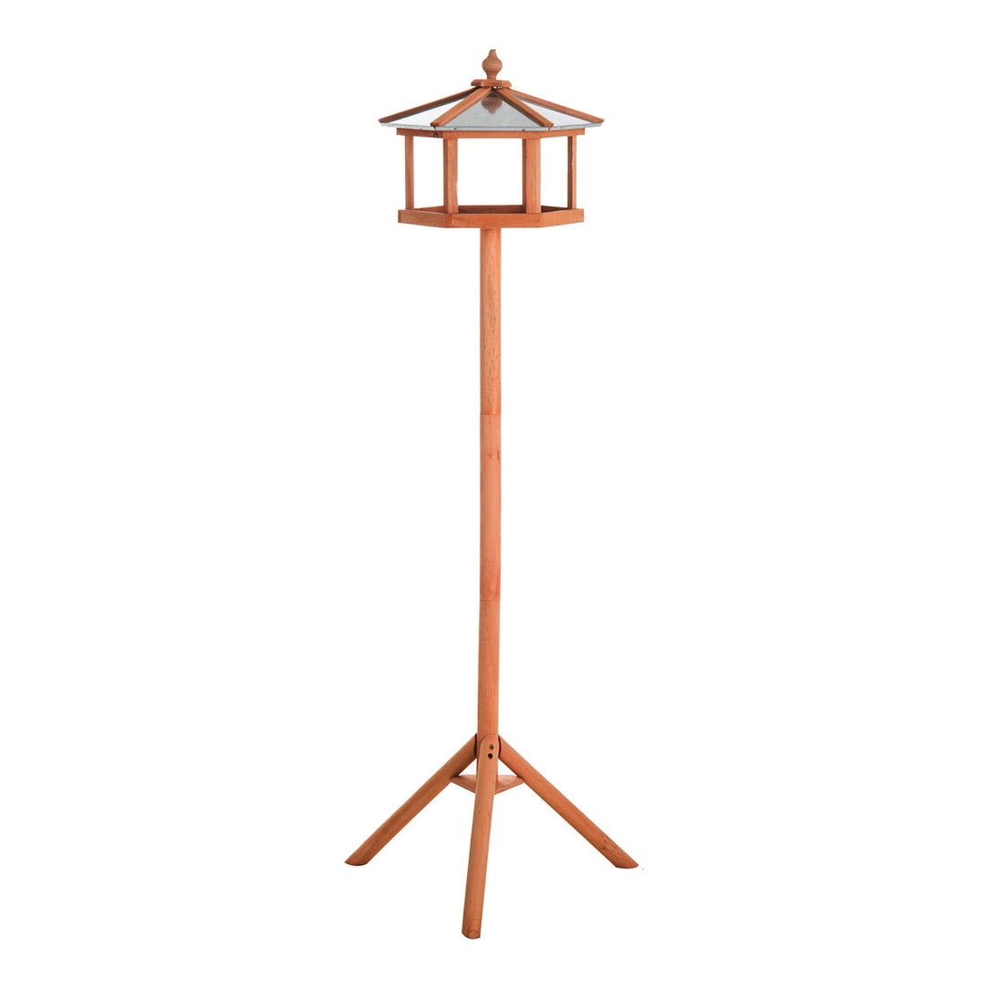 Wooden Bird Table for the garden Feeding Station, 153Hcm