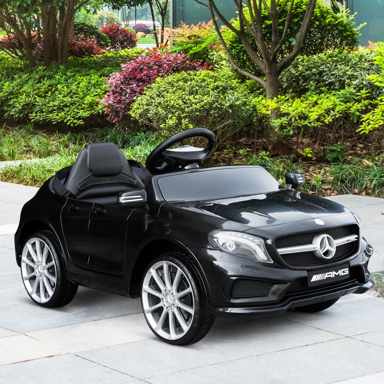 Mercedes Benz GLA Licensed 6V Kids Electric Ride On Car Toy with Remote Control Music Headlight for 3 Years Old Black