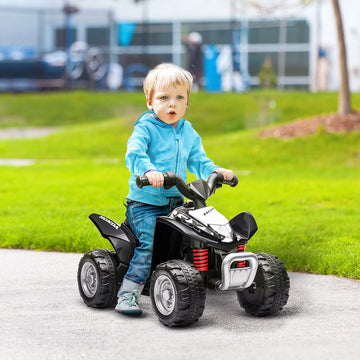Honda Licensed Kids Electric Quad Bike, 6V ATV Ride On for Ages 1.5-3 Years, Black