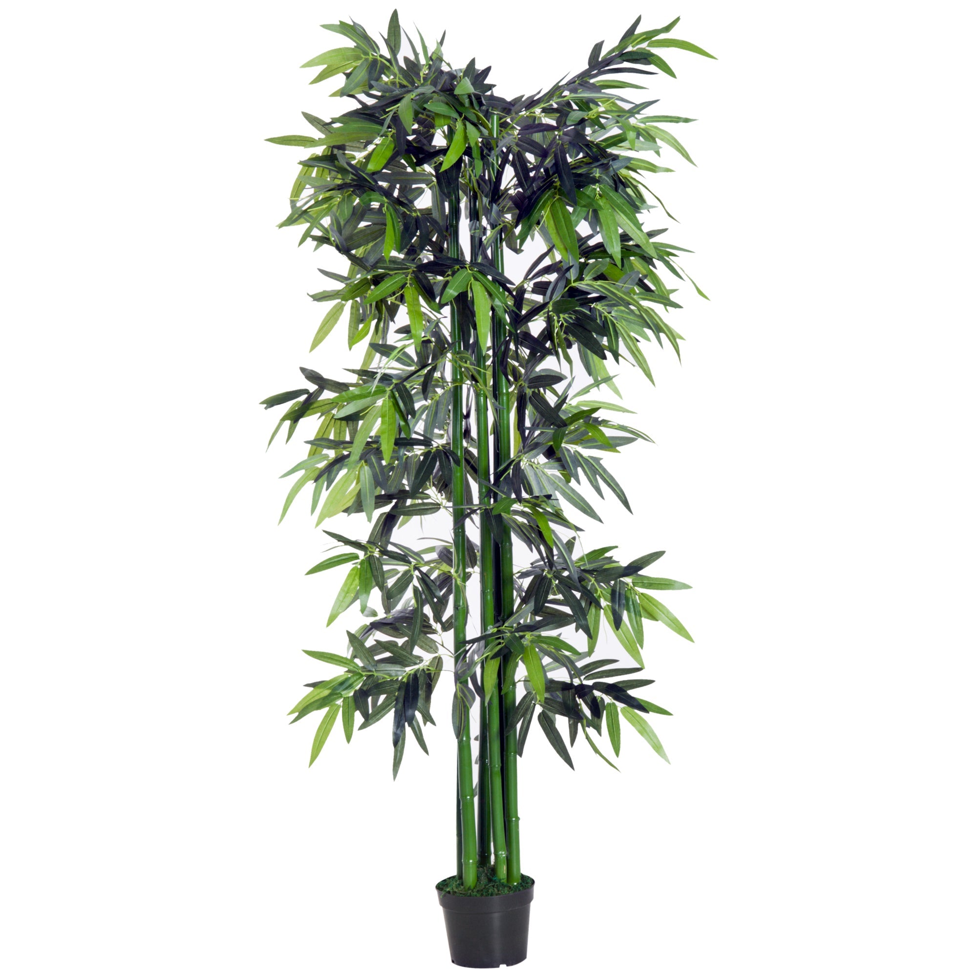 6ft Artificial Bamboo Tree Plant Greenery in A Pot for Home Office Planter 1.8M