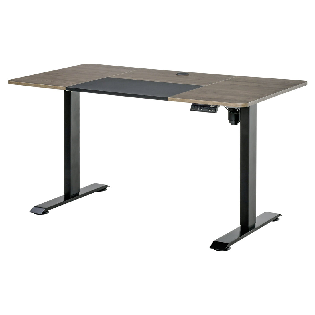 72-116cm Adjustable Electric Standing Desk, with LED Display - Black