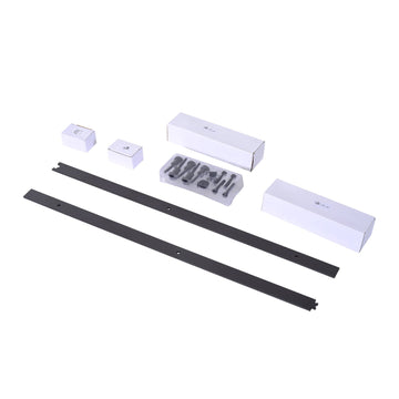 6.6FT Carbon Steel Sliding Door Kits Barn Hardware Closet Set Antique Style Track System For Single Wooden Door