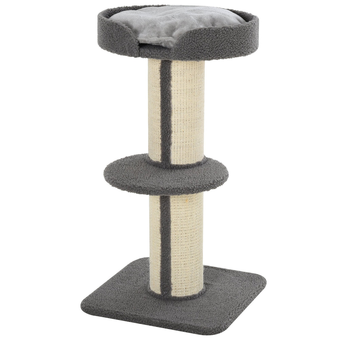 91cm Cat Tower Scratching Posts Cat Tree for Indoor Cats Kitten Activity Centre Grey