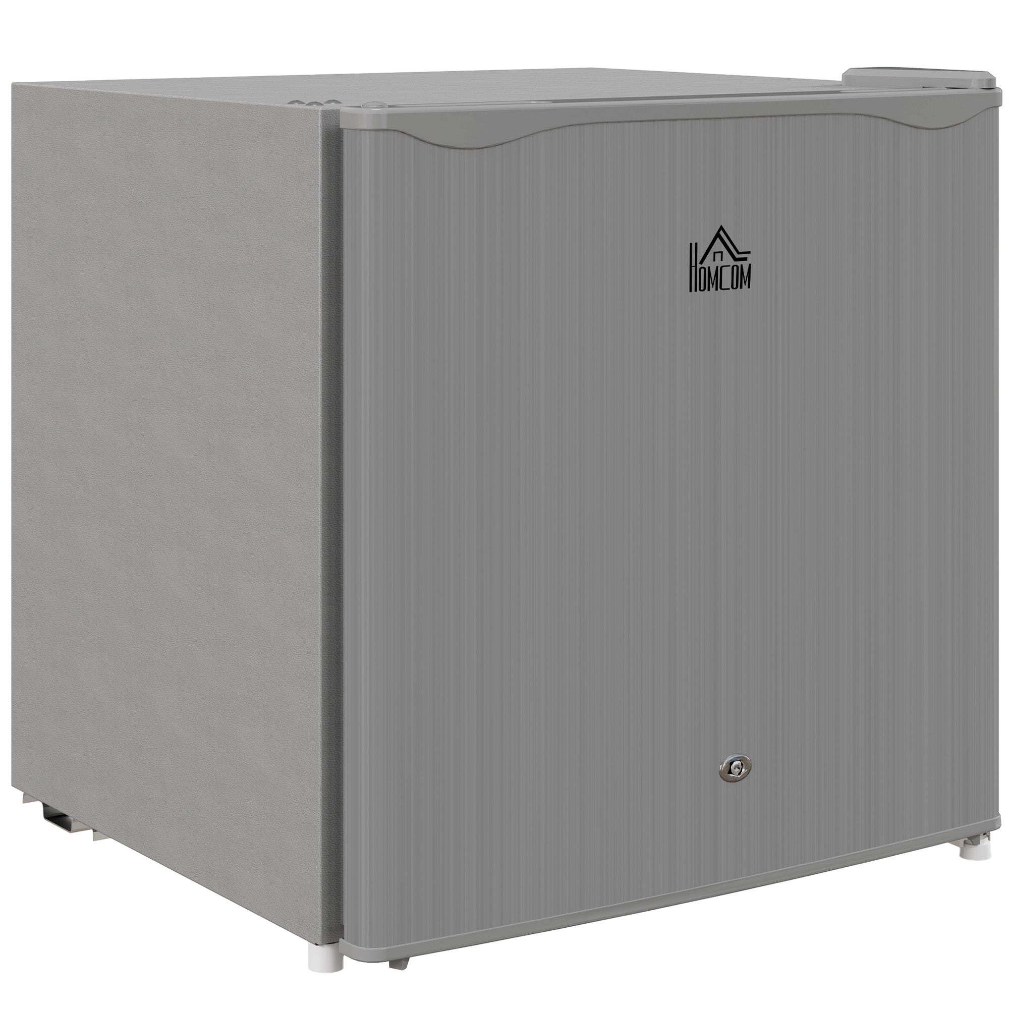 46 Litre Lockable Countertop Fridge - Grey
