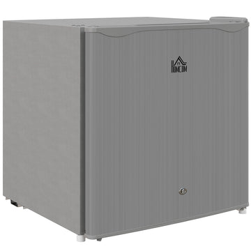 46 Litre Lockable Countertop Fridge - Grey