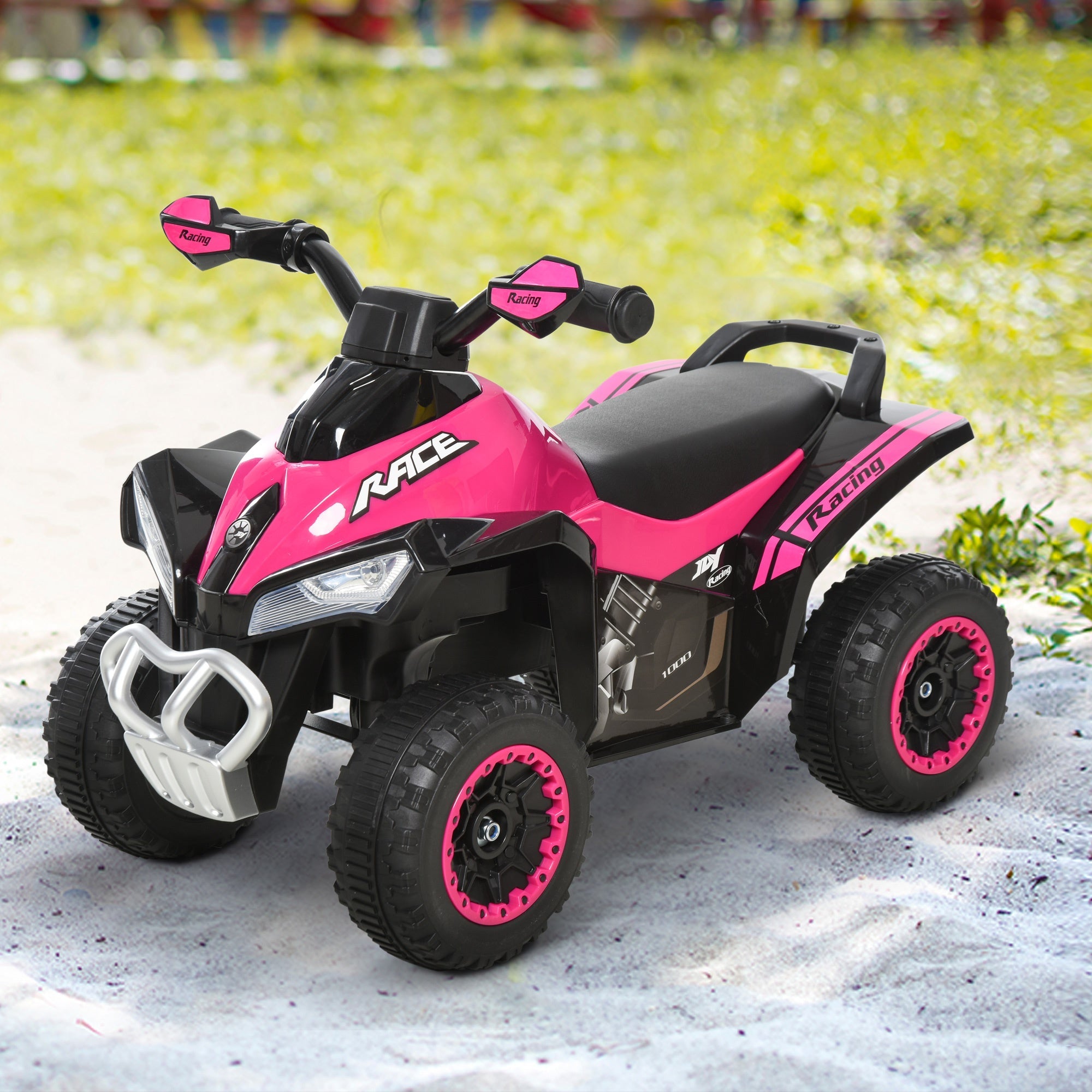 Ride on Toy for Kids 4 Wheel Foot-to-Floor Sliding Walking Car Toy Motorcycle Baby Walker Toddler Toys for for 18-36 Months Boys and Girls