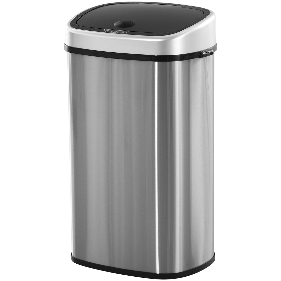 Stainless Steel Kitchen Sensor Dustbin Automatic Touchless Rubbish Garbage Waste Bin 58L Silver