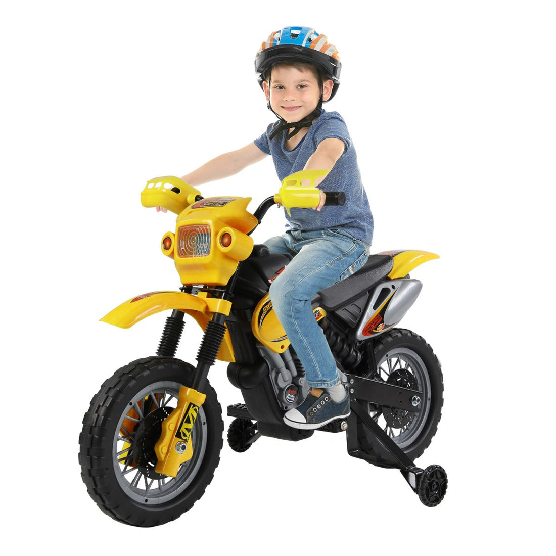Electric Motorcycle for Kids Ride on Toys-Yellow