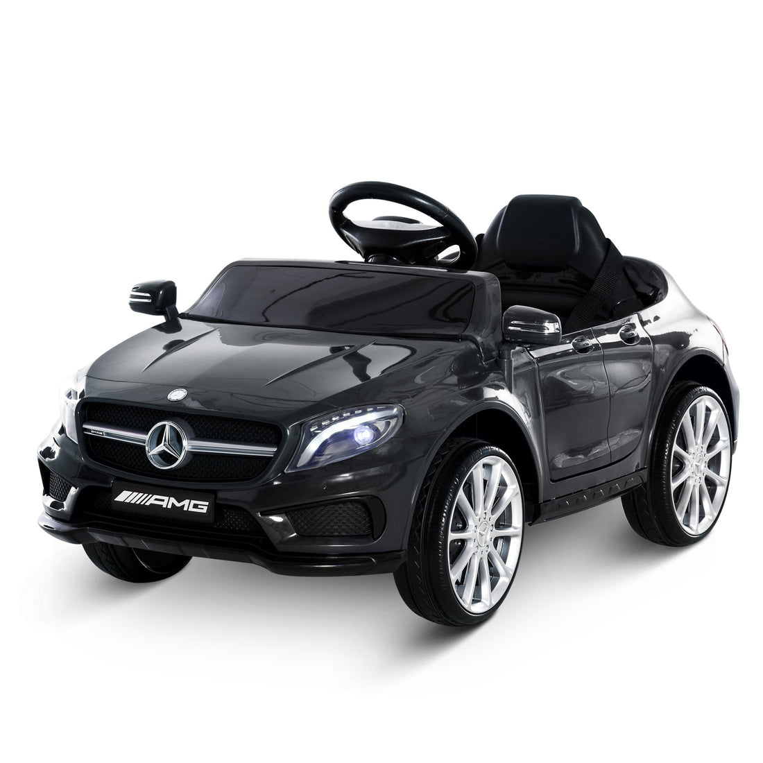 Mercedes Benz GLA Licensed 6V Kids Electric Ride On Car Toy with Remote Control Music Headlight for 3 Years Old Black