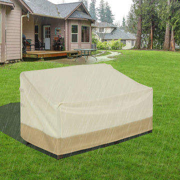 600D Oxford Cloth Furniture Cover 3 Seat Rattan Chair Protector Large Garden Patio Outdoor Waterproof L152 x W87 x H58-79cm
