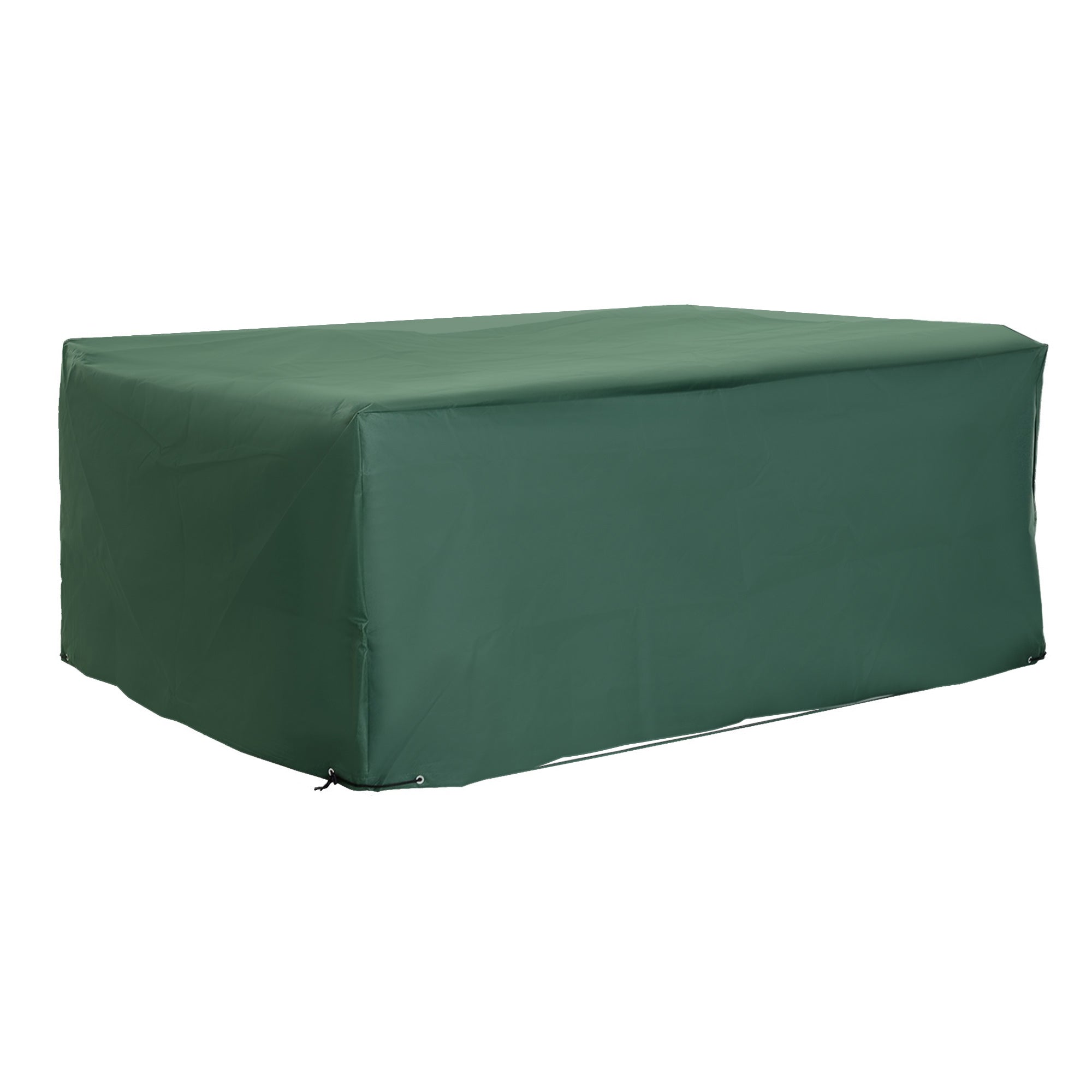 Outdoor Garden Furniture Cover Waterproof, Anti-UV 600D Heavy Duty Oxford Fabric Patio Furniture Cover for Rectangular Sofa Table Set, Green, 210 x 140 x 80 cm