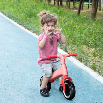 Baby Balance Bike, with Adjustable Seat, for 1.5-3 Years - Pink