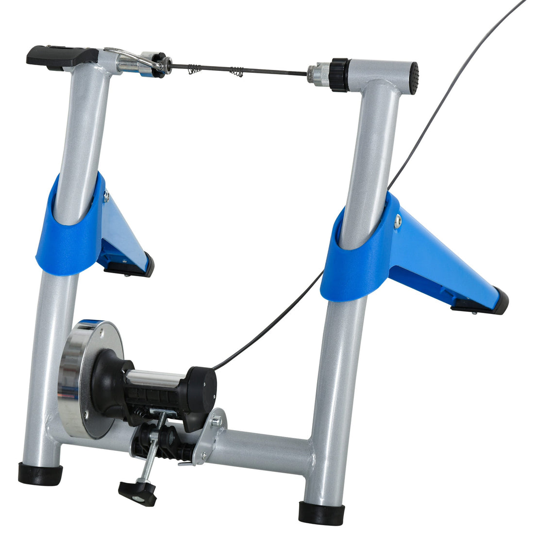 Indoor Bike Trainer, Foldable Turbo Trainer Bike Stand with 8 Level Magnetic Resistance, for 650C, 700C or 26"-29" Wheels