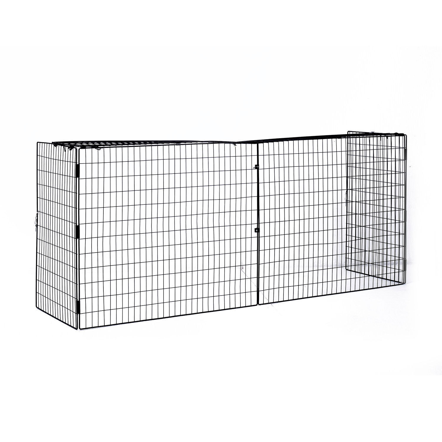Extendable Fire Guard Screen, Freestanding Fire Screen Spark Guard, Folding Fireplace Cover, Wire Mesh, 81.5-160cm, Black