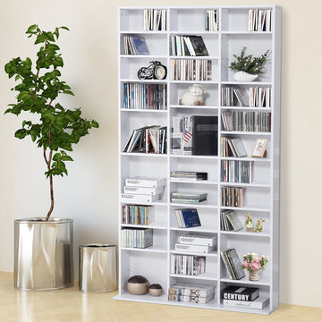 33 Adjustable Compartment Storage Unit - White