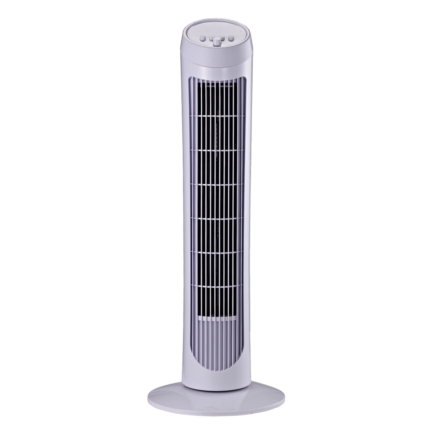 Tower Fan for Bedroom Cooling, 30 Inch Electric 70° Oscillating Fan with 3 Speed Settings, Standing Floor Fan for Home Office Indoor, White