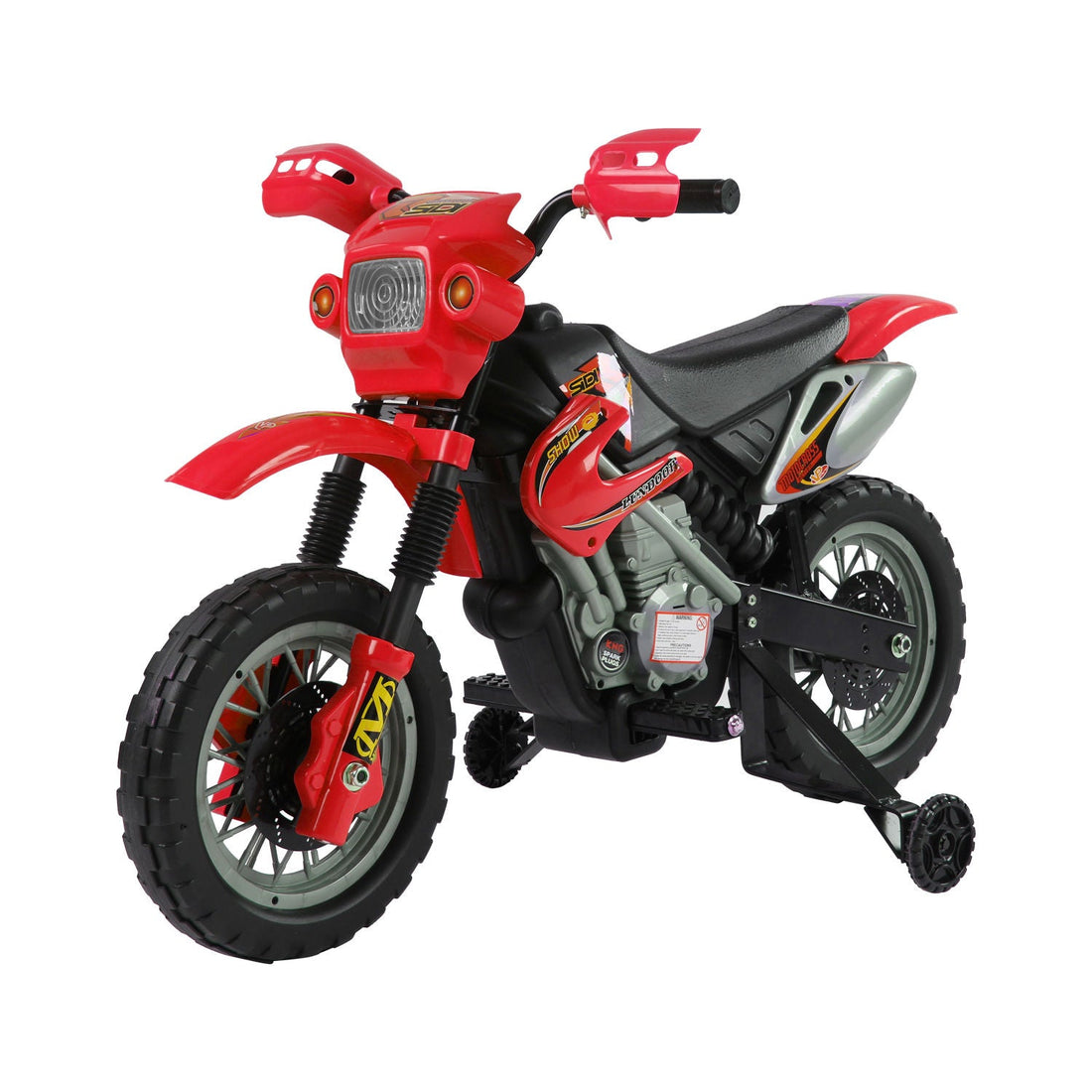 6V Kids Child Electric Motorbike Ride on Motorcycle Scooter Children Toy Gift for 3-6 Years (Red)