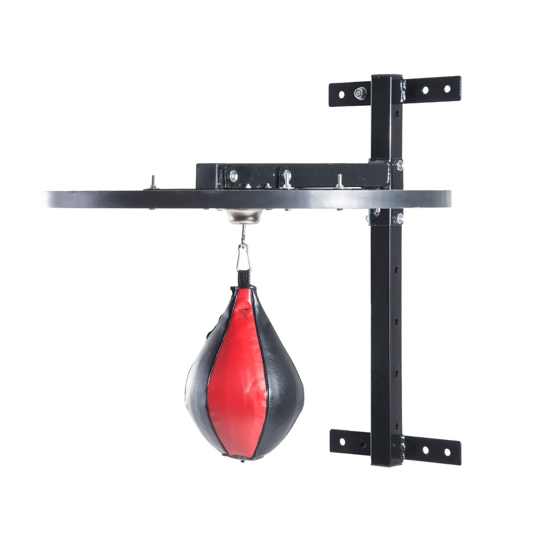 Speedball Platform Punch Bag Frame, Wall Mounted Swivel Bracket MMA Exercise Training Workout w/Ball