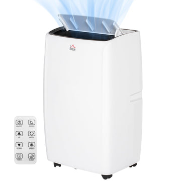 14,000 BTU Mobile Air Conditioner, with LED Screen - White