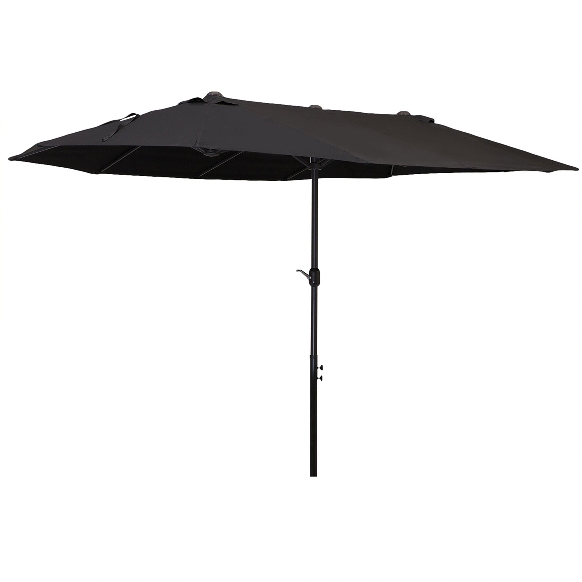 4.6m Canopy Parasol - Black