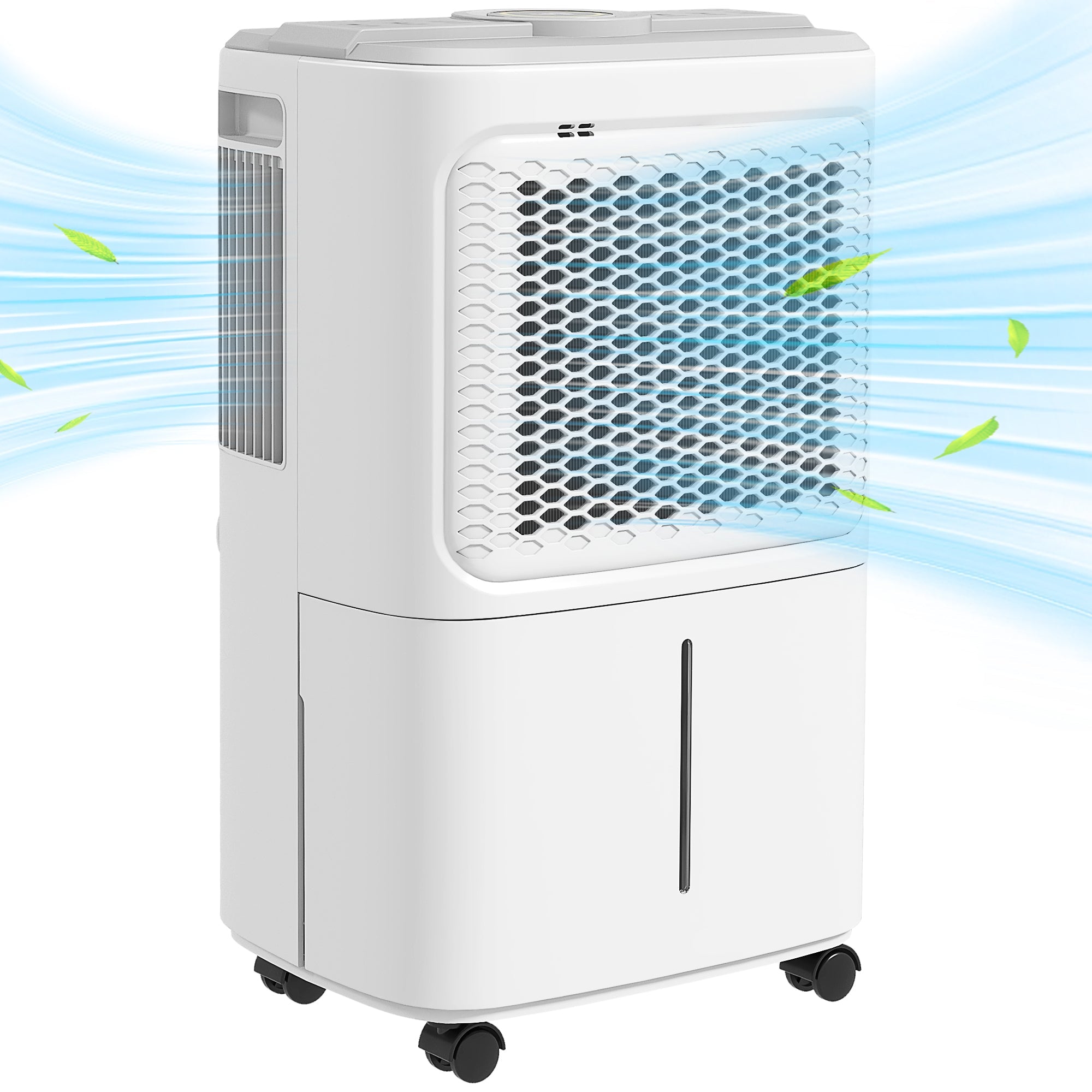 12L Dehumidifier, with Touch Panel LED Screen - White