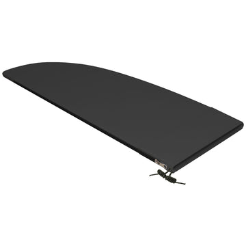 Parasol Cover, 600D Oxford Cantilever Umbrella Cover Fit for 2-4m Parasol, Banana Umbrella Protector with Zipper for Outdoor Garden, Patio, Black