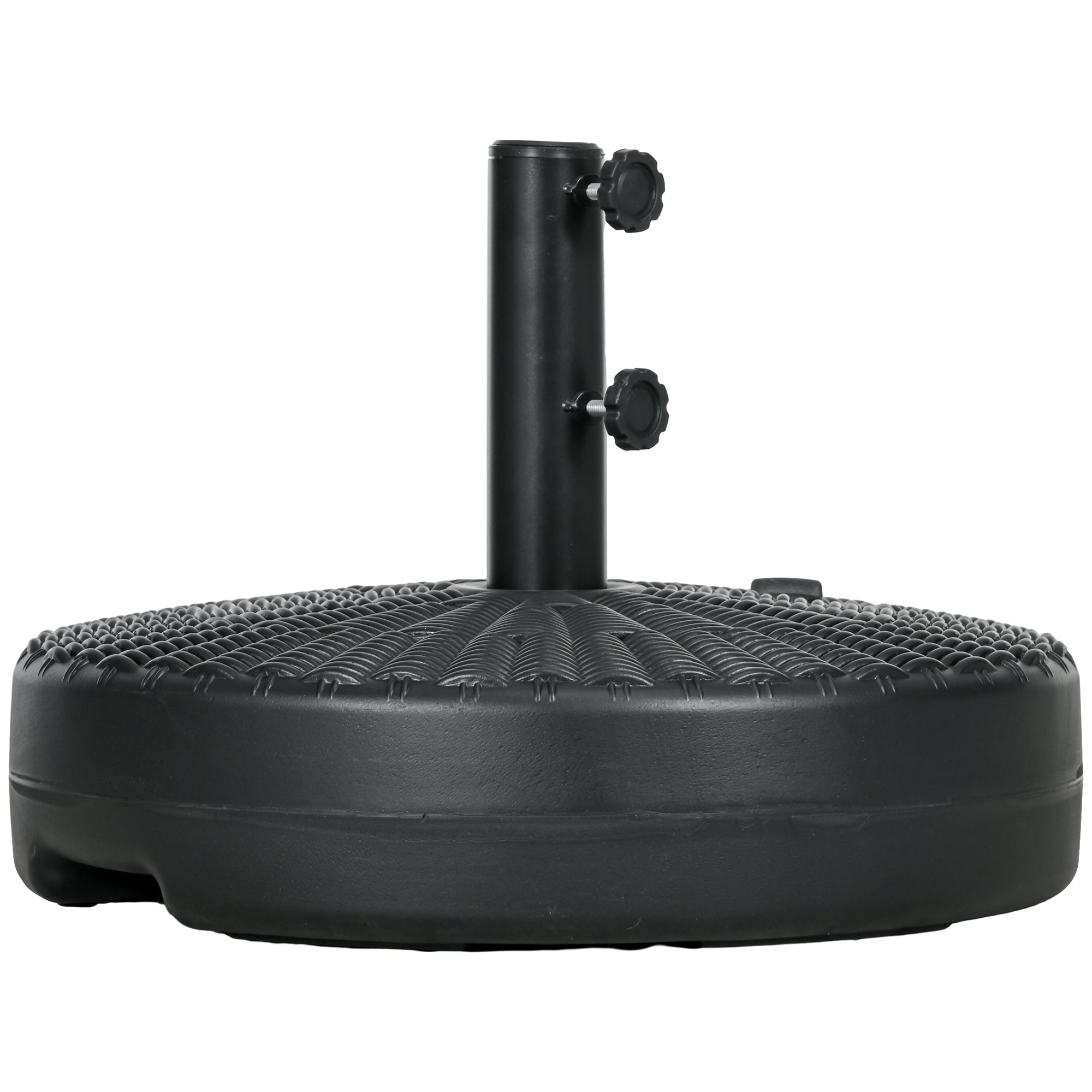 29kg Water/Sand Filled Rattan-Effect Parasol Base