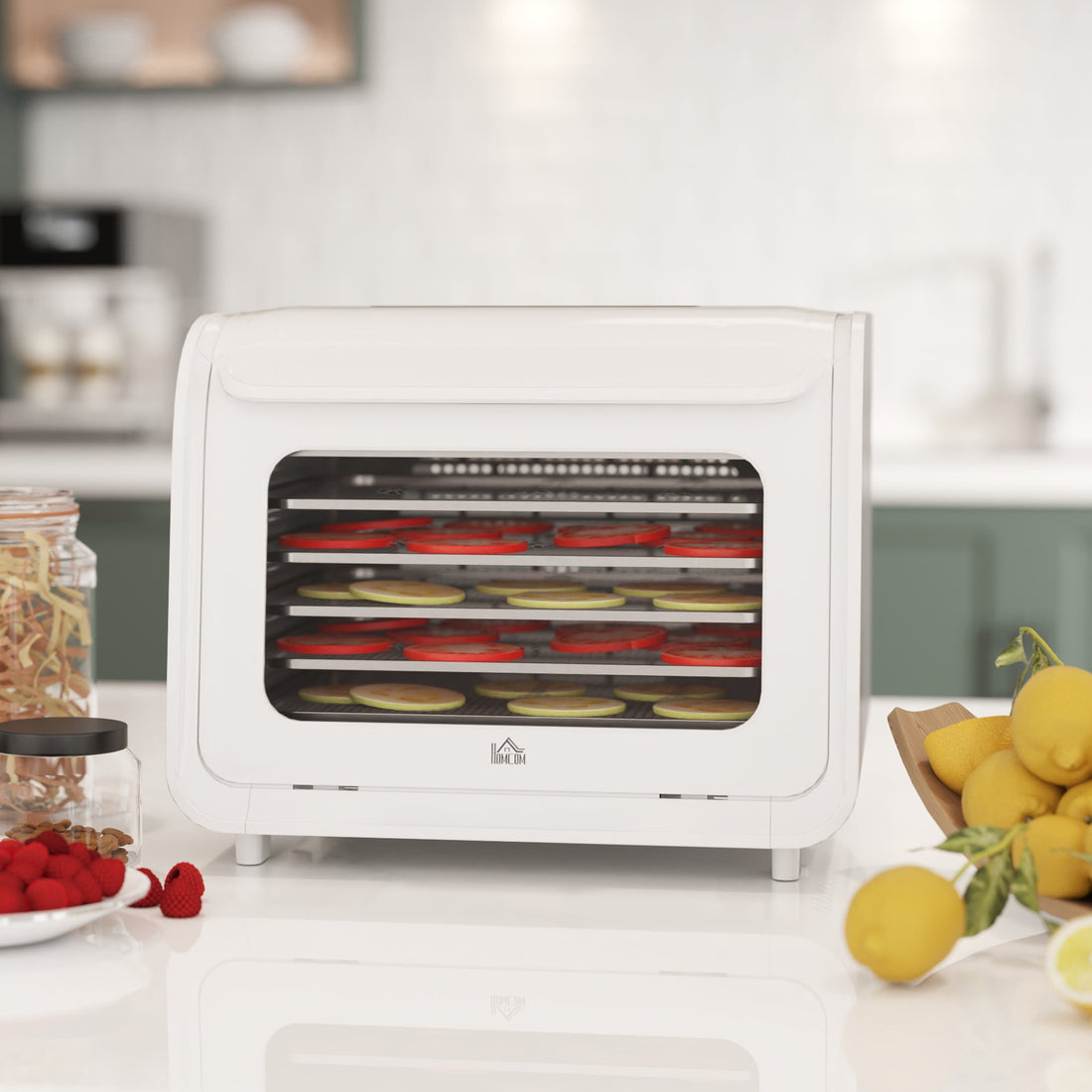 35-70°C Six-Tray Food Dehydrator - White