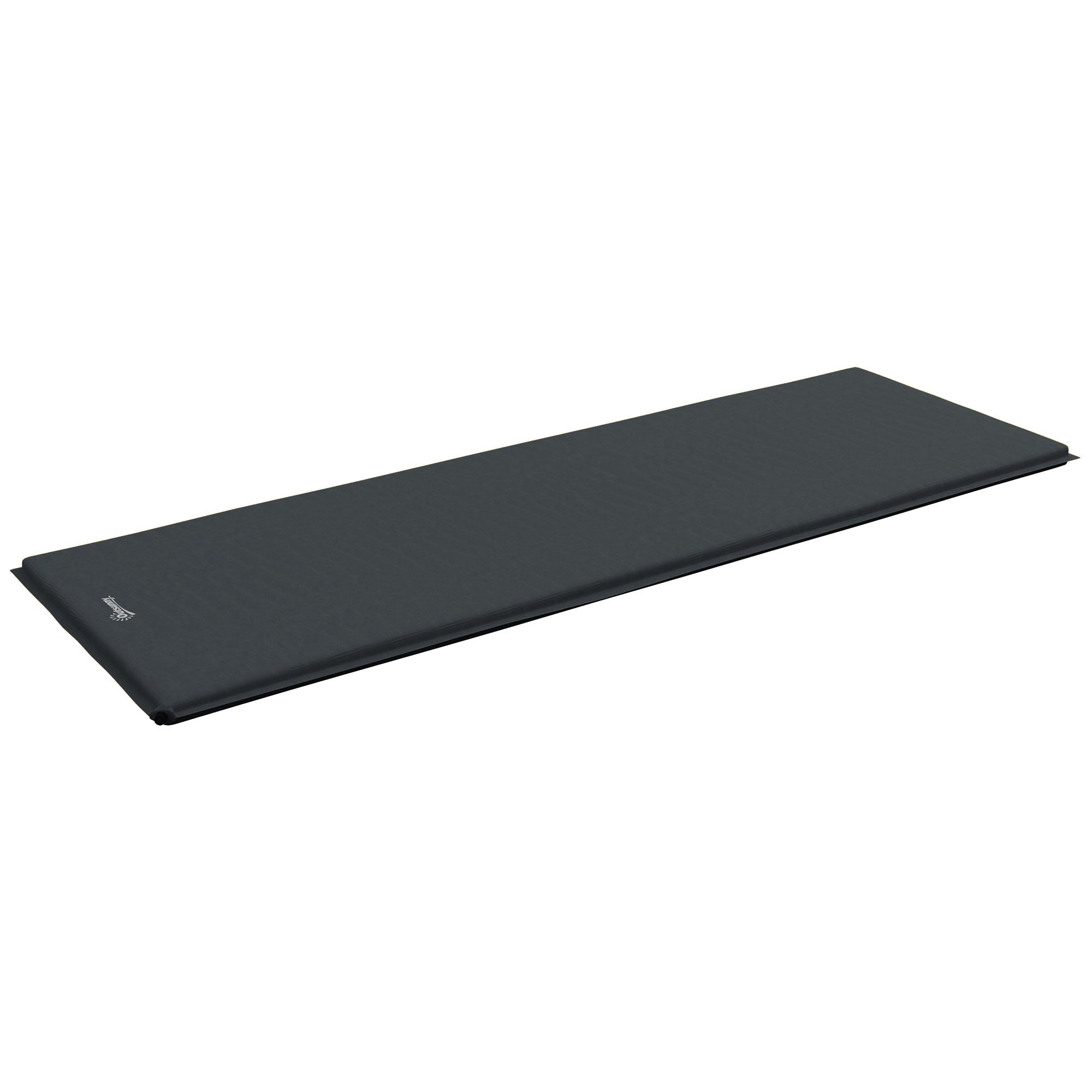 Single Inflatable Mattress, with Carry Bag - Grey