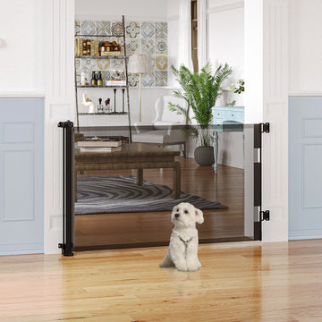 Foldable Pet Gate, for Stairs, Doorways, Corridors - Black