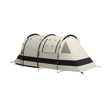Four Man, Two Room Blackout Tent, with Accessories - Khaki