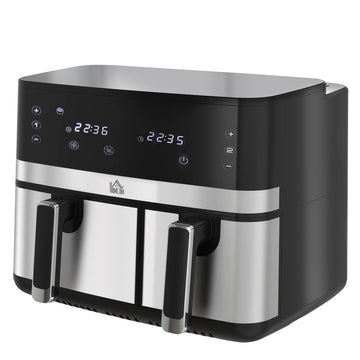 8.5L Dual Basket Air Fryer, with Sync and Multi-Menu Cooking
