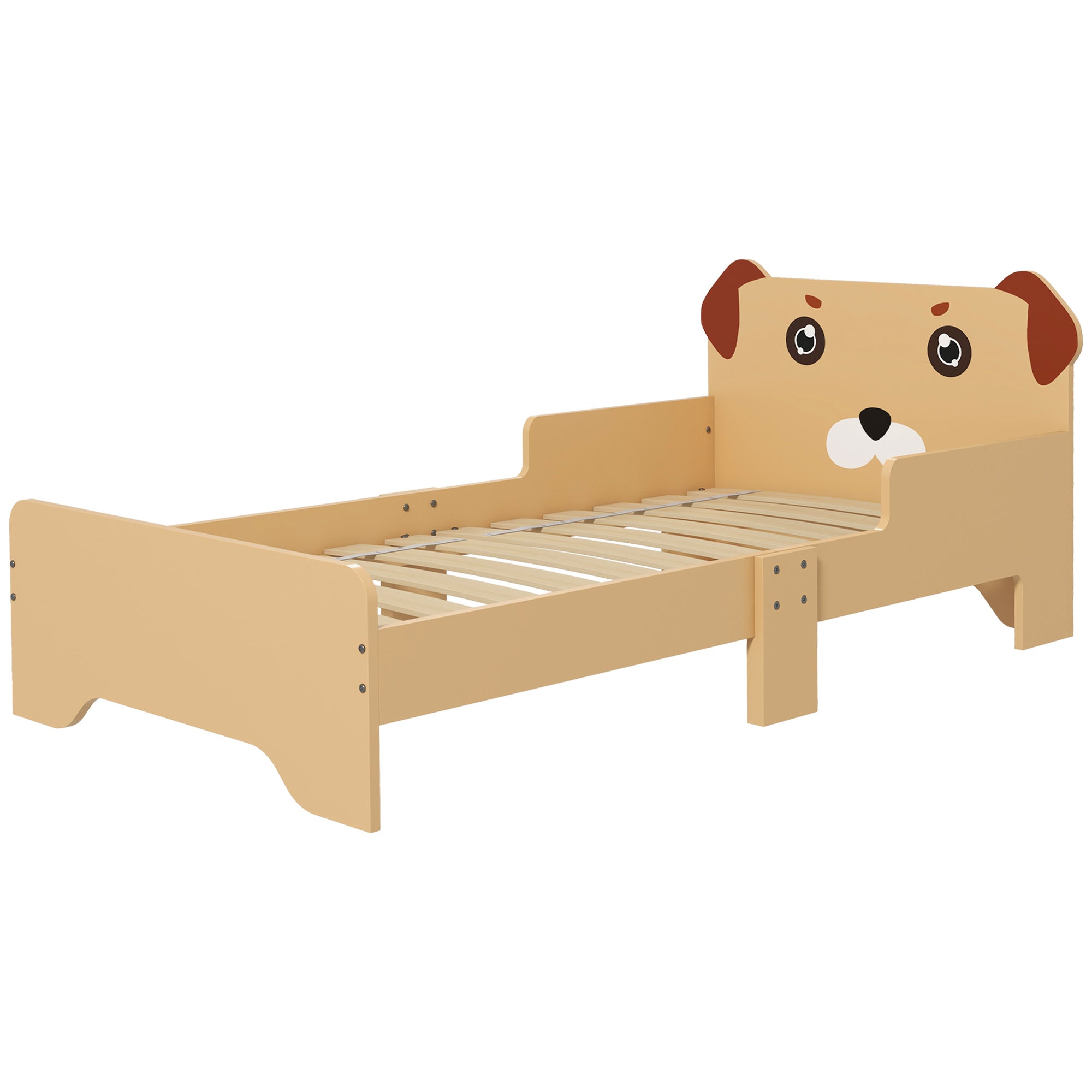 Puppy-Themed Kids Bed, for Ages 3-6 Years, 143 x 74 x 58cm